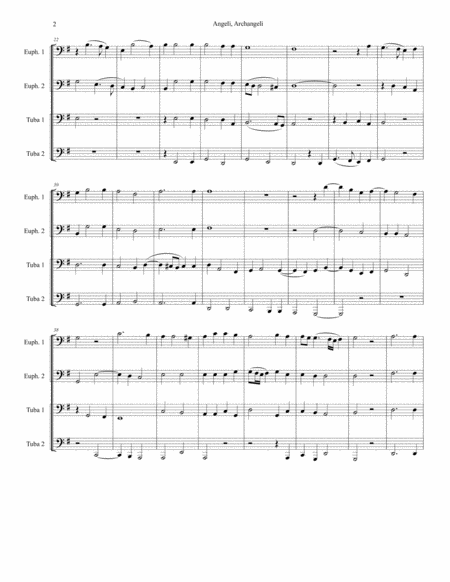 Angeli Archangeli For Tuba Quartet Page 2