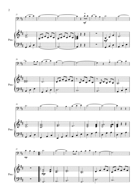 Annies Song Cello And Piano Arrangement Page 2
