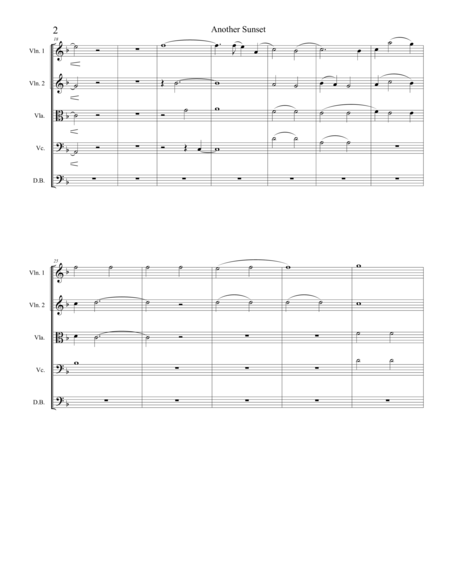 Another Sunset For String Orchestra Page 2