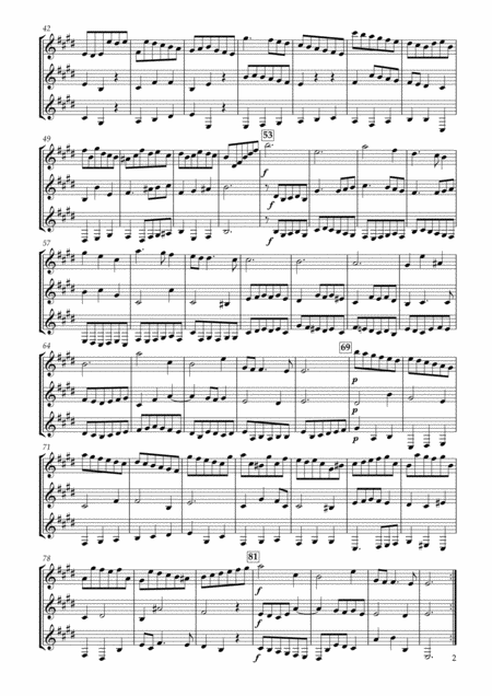 Aria From Concerto Grosso Op 6 12 Hwv330 For Three Clarinets Page 2