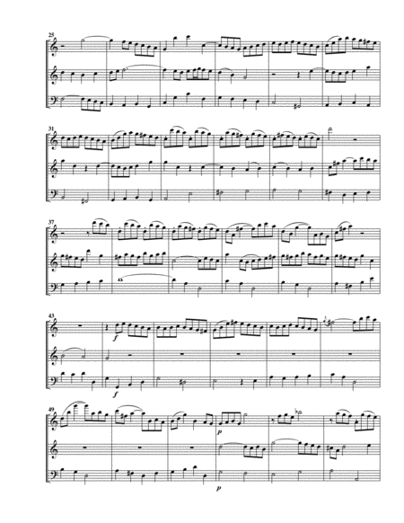 Aria Halleluja Strk Und Macht From Cantata Bwv 29 Arrangement For 3 Recorders Page 2