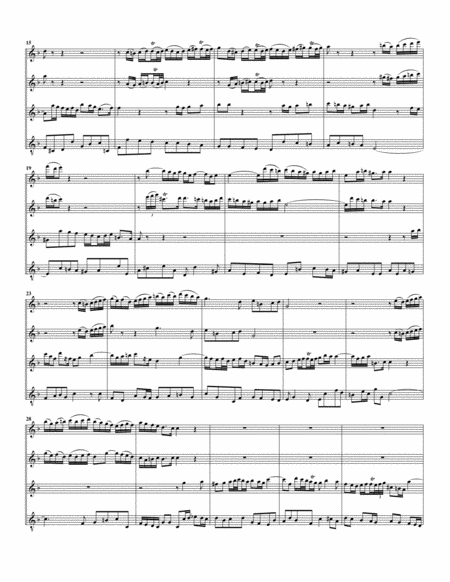 Aria Treu Und Wahrheit Sei Der Grund From Cantata Bwv 24 Arrangement For 4 Recorders Page 2