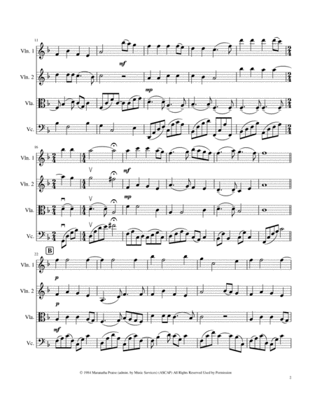 As The Deer String Quartet Page 2