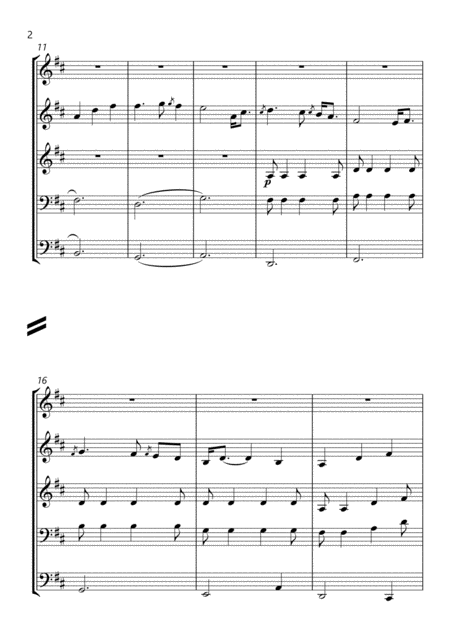 Ashokan Farewell For Brass Quintet Page 2