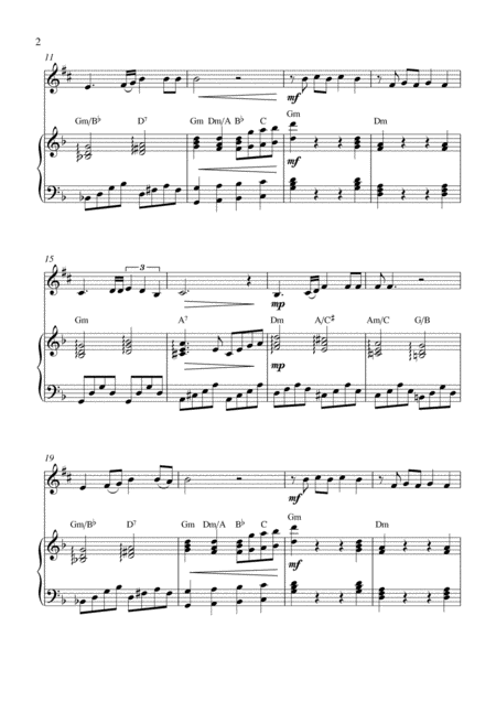 Aunque Me Cueste La Vida Alto Saxophone Solo And Piano Accompaniment Page 2