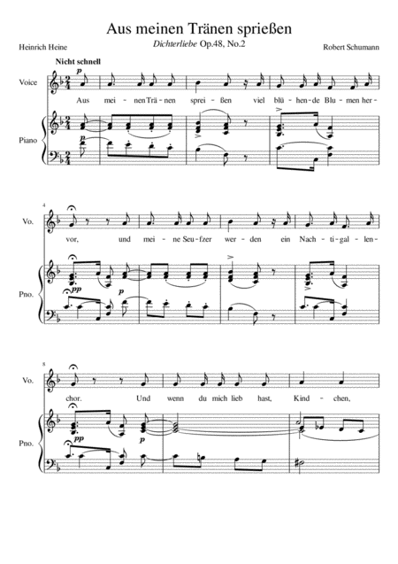 Aus Meinen Tranen Spriessen F Major Page 2