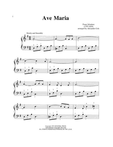 Ave Maria Easy Favorite Piano Solo Page 2