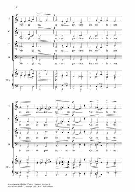 Ave Verum Satb And Organo C Gounod Page 2