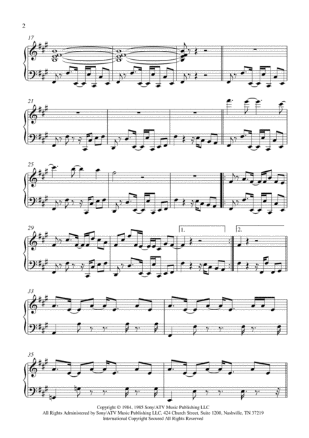 Axel F For Piano Page 2