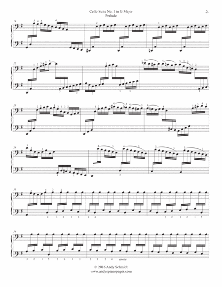 Bach Cello Suite Prelude Package Page 2