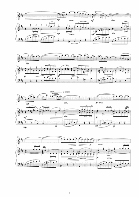 Bach Flute Sonata No 1 In B Minor Bwv 1014 For Flute And Harpsichord Or Piano Page 2