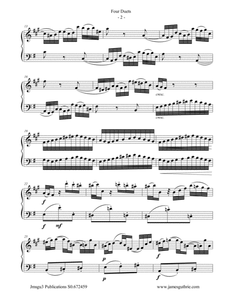 Bach Four Duets For Soprano Sax Cello Page 2