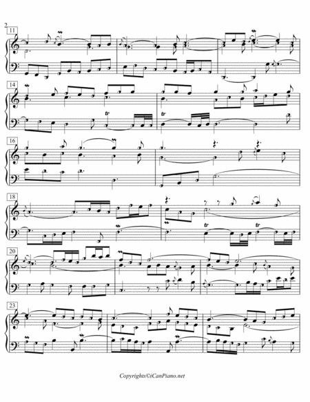 Bach Prelude No 4 Bwv 873 Well Tempered Clavier Ii Icanpiano Style Page 2