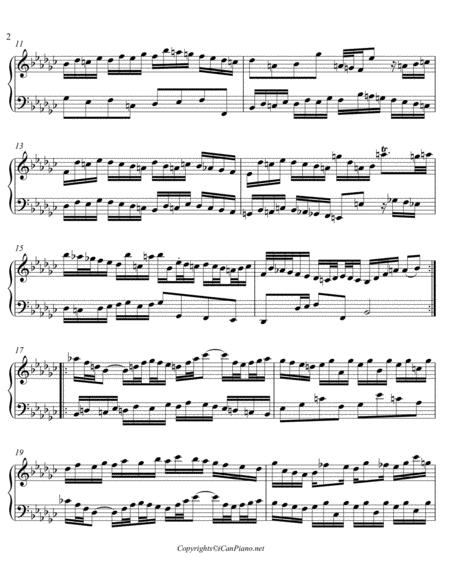 Bach Prelude No 8 Bwv 877 Well Tempered Clavier Book Ii Page 2