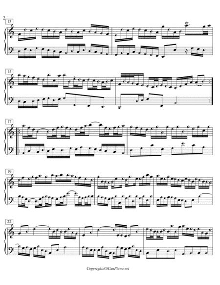 Bach Prelude No 8 Bwv 877 Well Tempered Clavier Ii Icanpiano Style Page 2