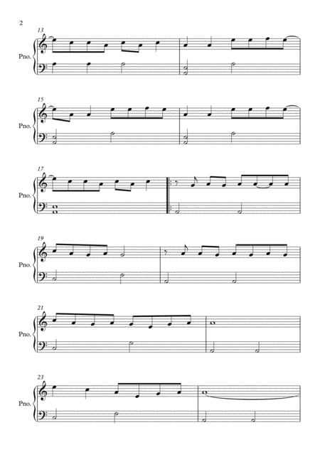 Bad Romance By Lady Gaga Easy Piano Page 2