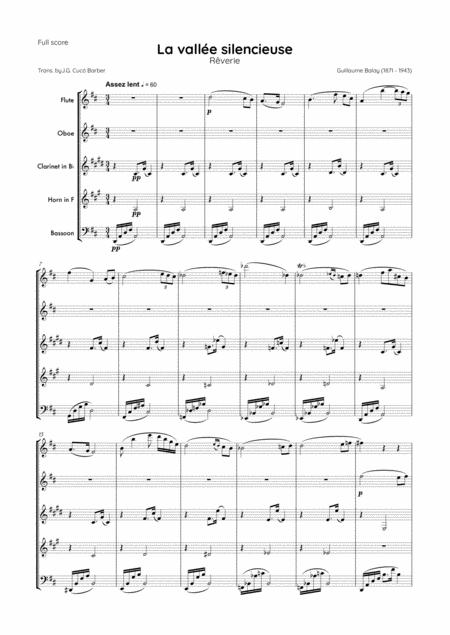 Balay La Valle Silencieuse For Wind Quintet Page 2