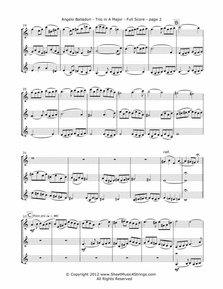 Balladori A Trio In A For Three Violins Page 2