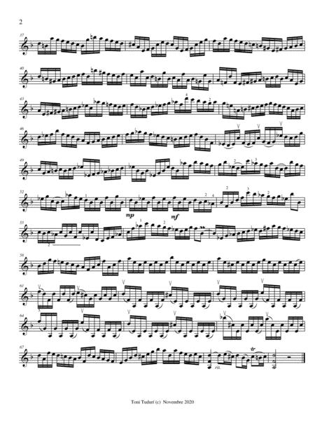 Baroque Suite N 32 For Violin Solo Full Suite Page 2