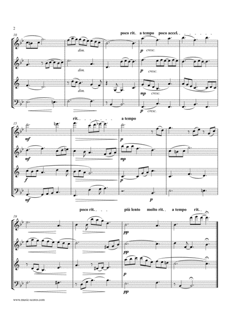 Beautiful Dreamer Wind Quartet Flute Oboe Clarinet And Bassoon Page 2