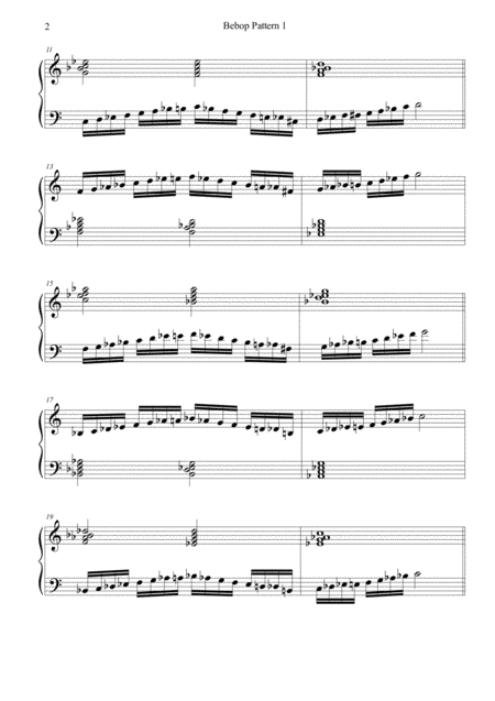 Bebop Pattern 1 Page 2