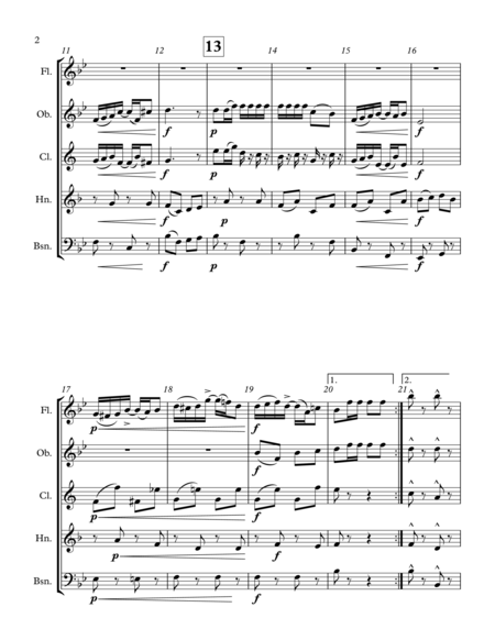 Bees Wax Rag For Woodwind Quintet Page 2