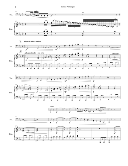 Beethoven Pathetique Sonata Mvt 1 Grave Page 2