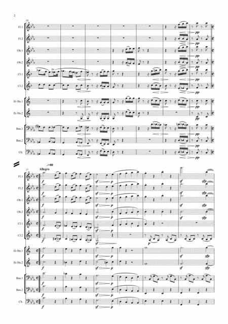 Beethoven Piano Sonata No 26 In Eb Op 81a Mvt 1 Les Adieux Symphonic Wind Page 2