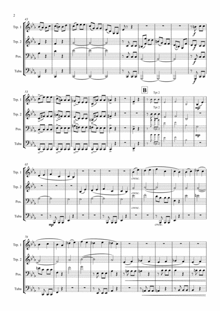 Beethovens 5th Symphony 1st Movement Brass Quartet Page 2