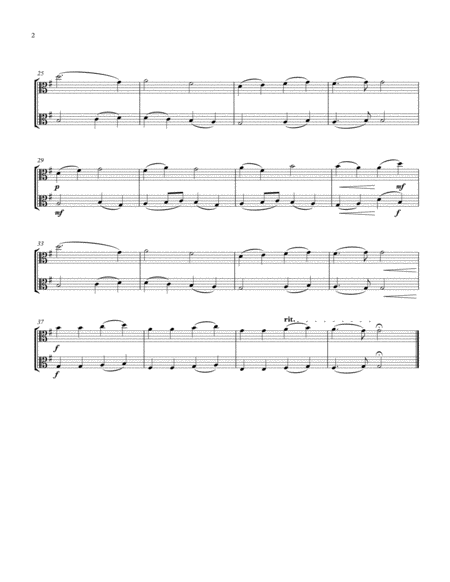 Beethovens Ode To Joy Viola Duet Page 2