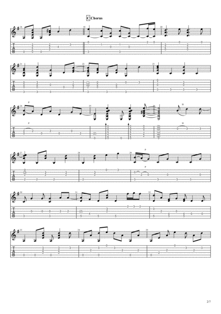 Behind Blue Eyes For Solo Fingerstyle Guitar Page 2