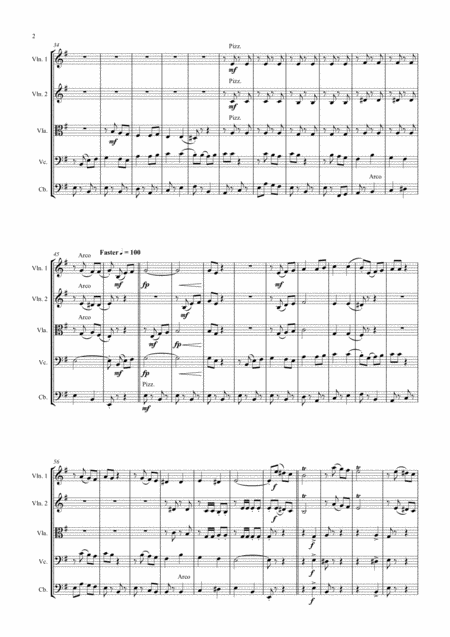 Bella Ciao Italian Classic String Orchestra Page 2