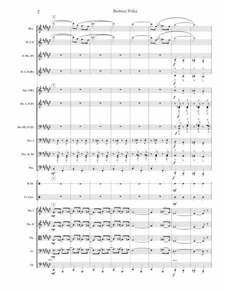 Berliner Polka From Curb Your Enthusiasm Full Score Set Of Parts Page 2