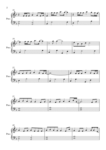 Better F Major By Khalid Easy Piano Page 2