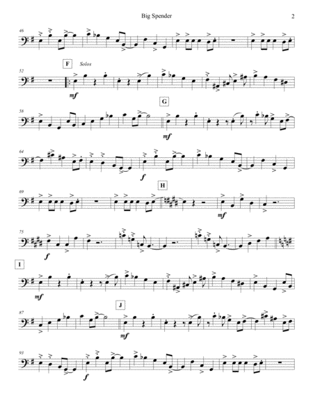 Big Spender Strings Bass Page 2