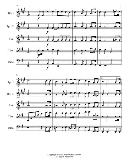 Birthday Of A King Brass Quintet Page 2