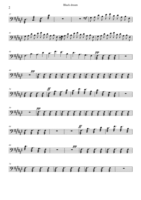 Black Black Black Cello Part Page 2