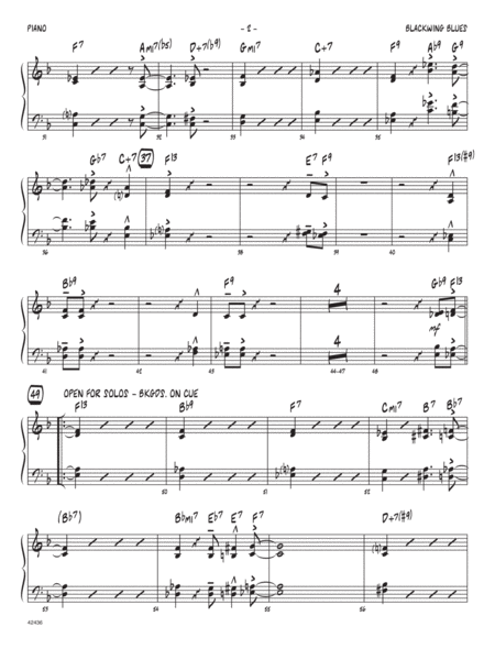 Blackwing Blues Piano Page 2