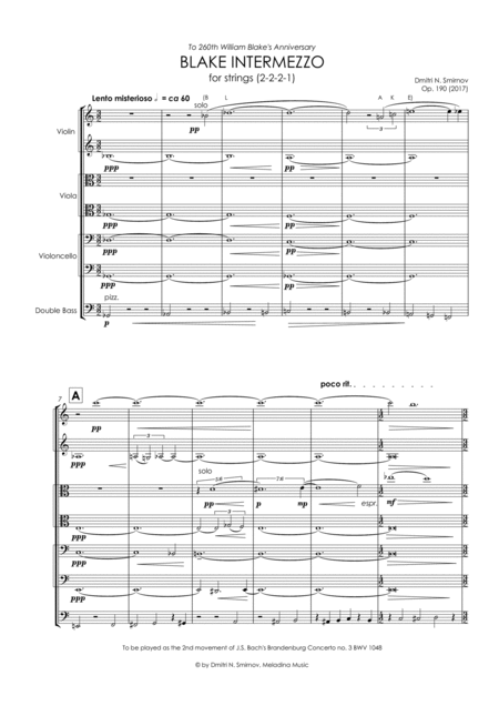 Blake Intermezzo For Strings Page 2