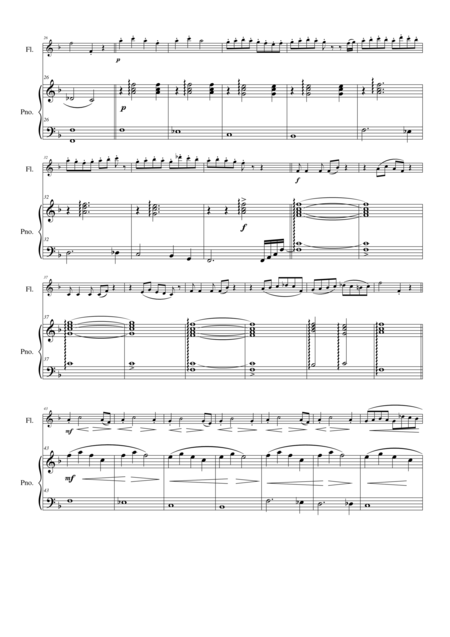 Bobby Shaftoe Flute And Piano Page 2