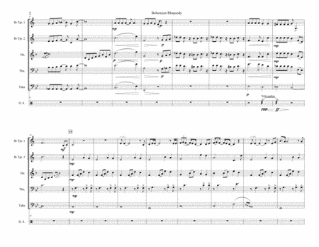 Bohemian Rhapsody Brass Quintet Page 2