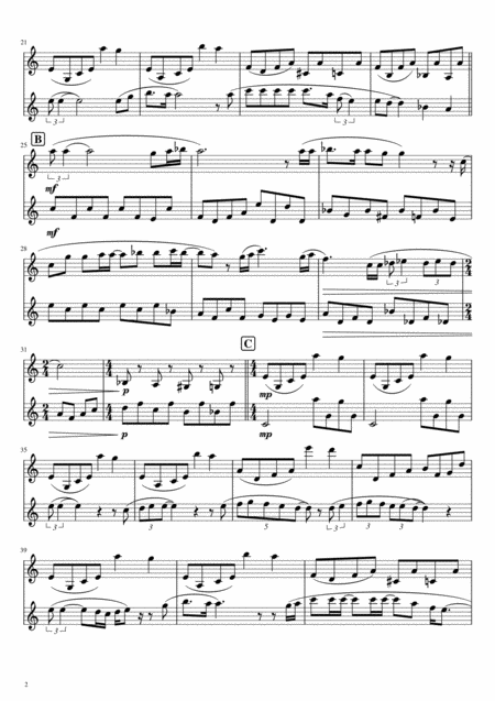 Bohemian Rhapsody For Clarinet And Bass Clarinet Page 2