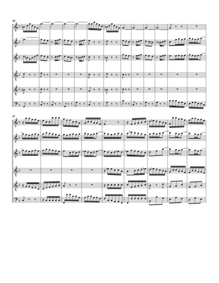 Brandenburg Concerto No 4 Bwv 1049 Arrangement For 6 Recorders Page 2