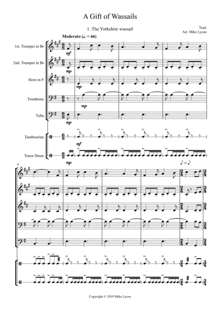 Brass Quintet A Wassail Gift 12 Wassail Songs For The 12 Days Of Christmas Page 2
