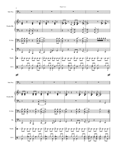 Bright Eyes Chicago Complete Score Page 2