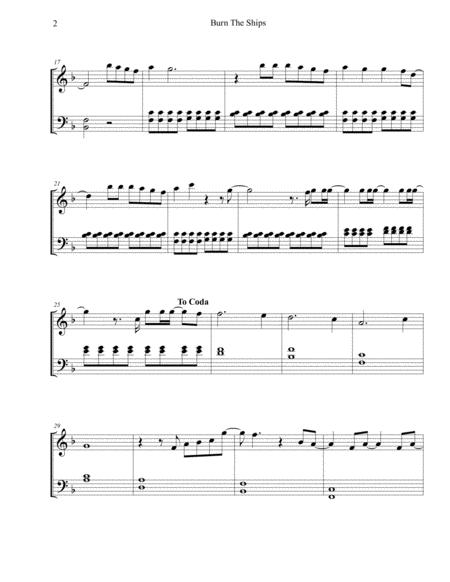 Burn The Ships Forking Country Sheet Music Easy Page 2