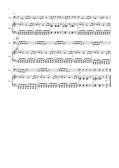 Burnies Blues For Tuba And Piano Page 2