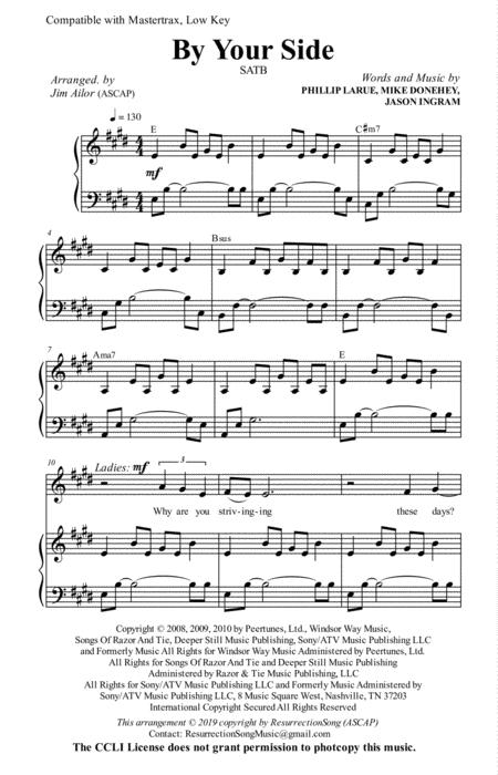 By Your Side Satb Arranged By Jim Ailor Page 2