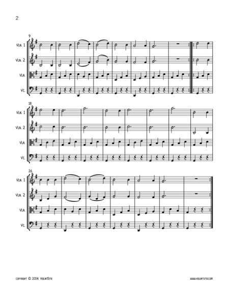 C Czerny Stately Picnic An Easy String Quartet Page 2