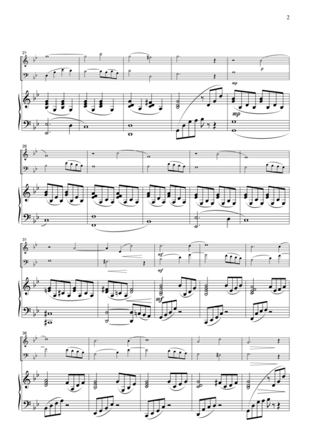 Caccini Ave Maria For Piano Trio Pc002 Page 2